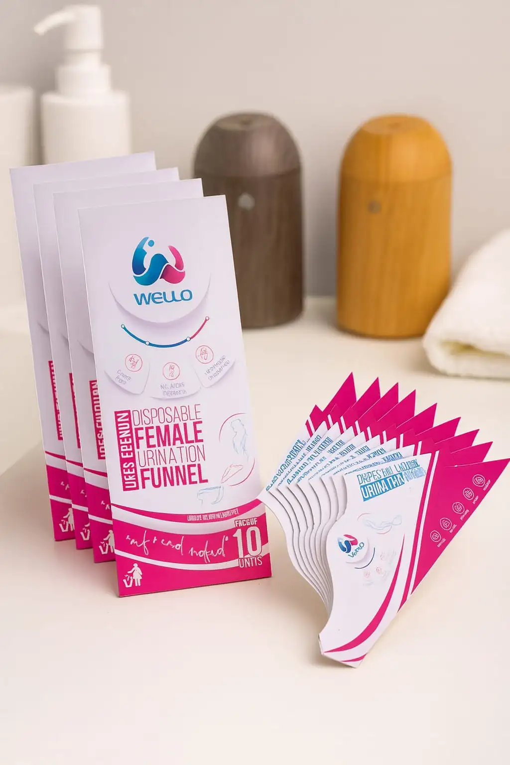 WELLO-DISPOSABLE FEMALE URINATION FUNNEL - secondary