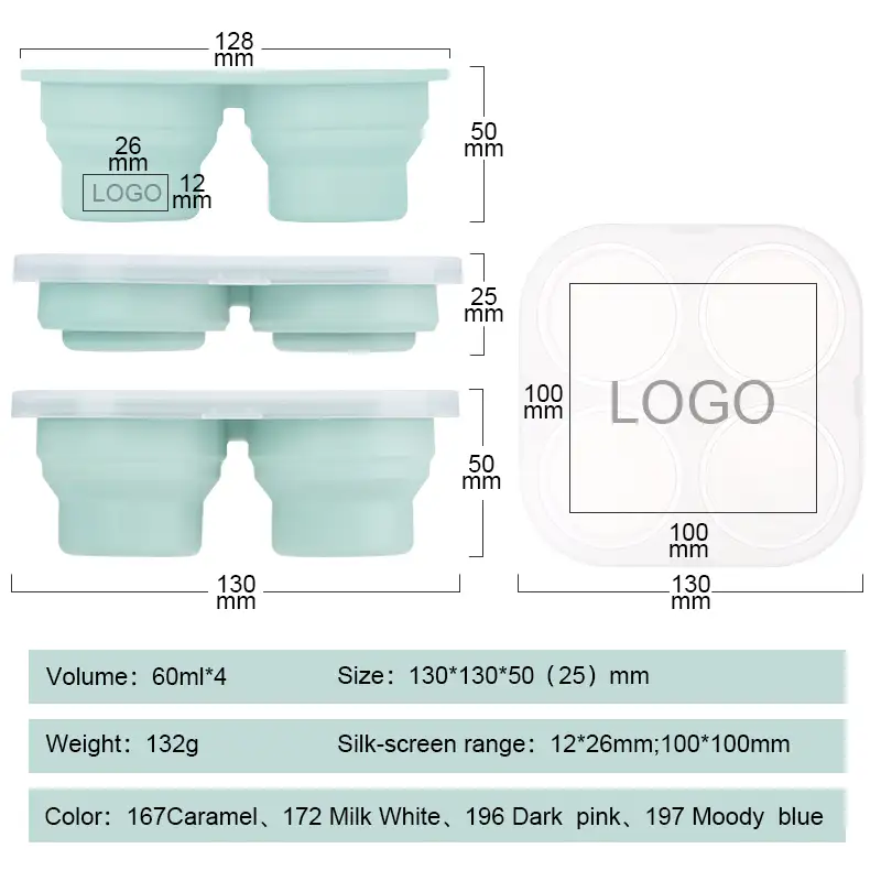 FOLDABLE BABY FOOD CONTAINER WITH LID - secondary