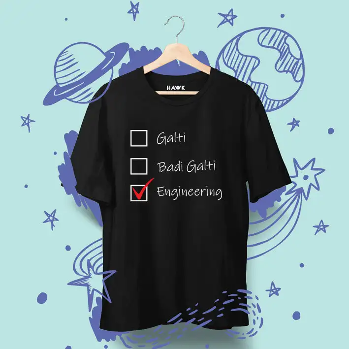 Engineering Ki Galti – Engineering oversized T-Shirt