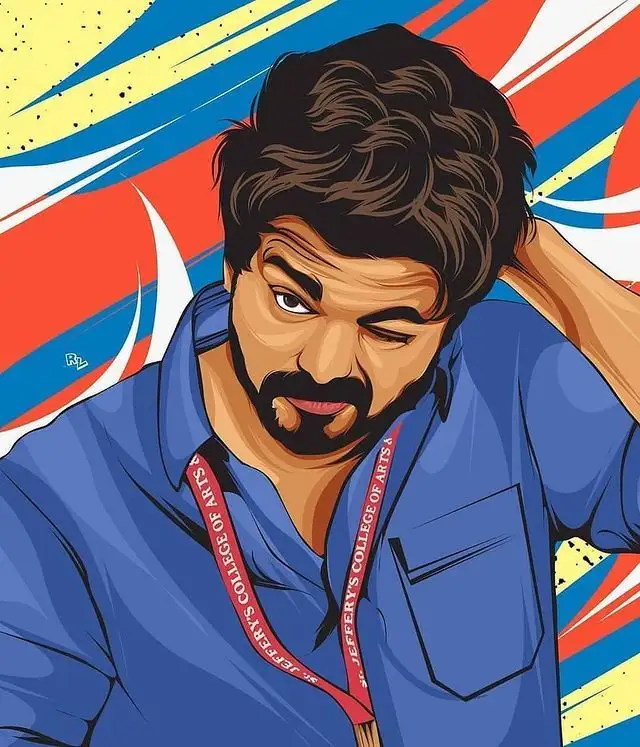 Thalapthy Vijay - Master Movie wall poster - secondary