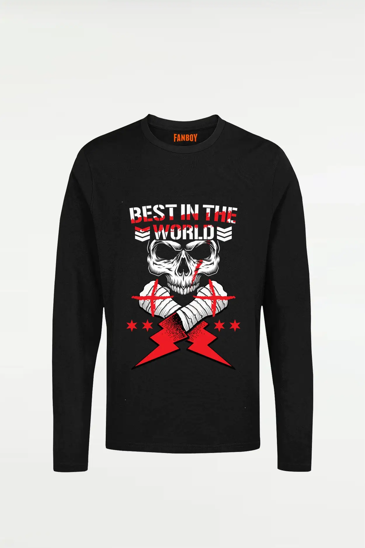 CM Punk Skull T-Shirt – Best in the World WWE Tee - secondary