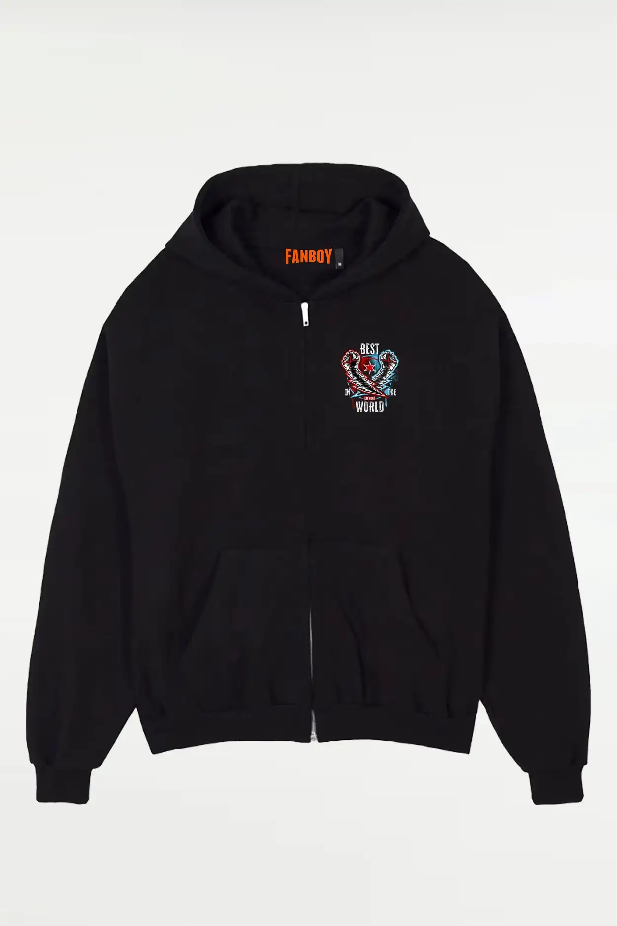ZIPPER HOODIE Best in the World CM PUNK