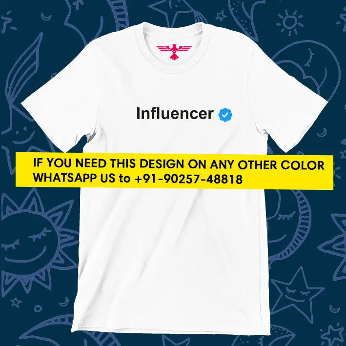 Influencer T-shirt - verified t shirt - secondary