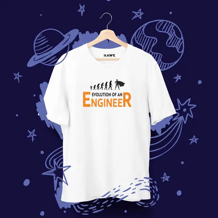 Evolution Of An Engineer – Engineering oversized T-Shirt