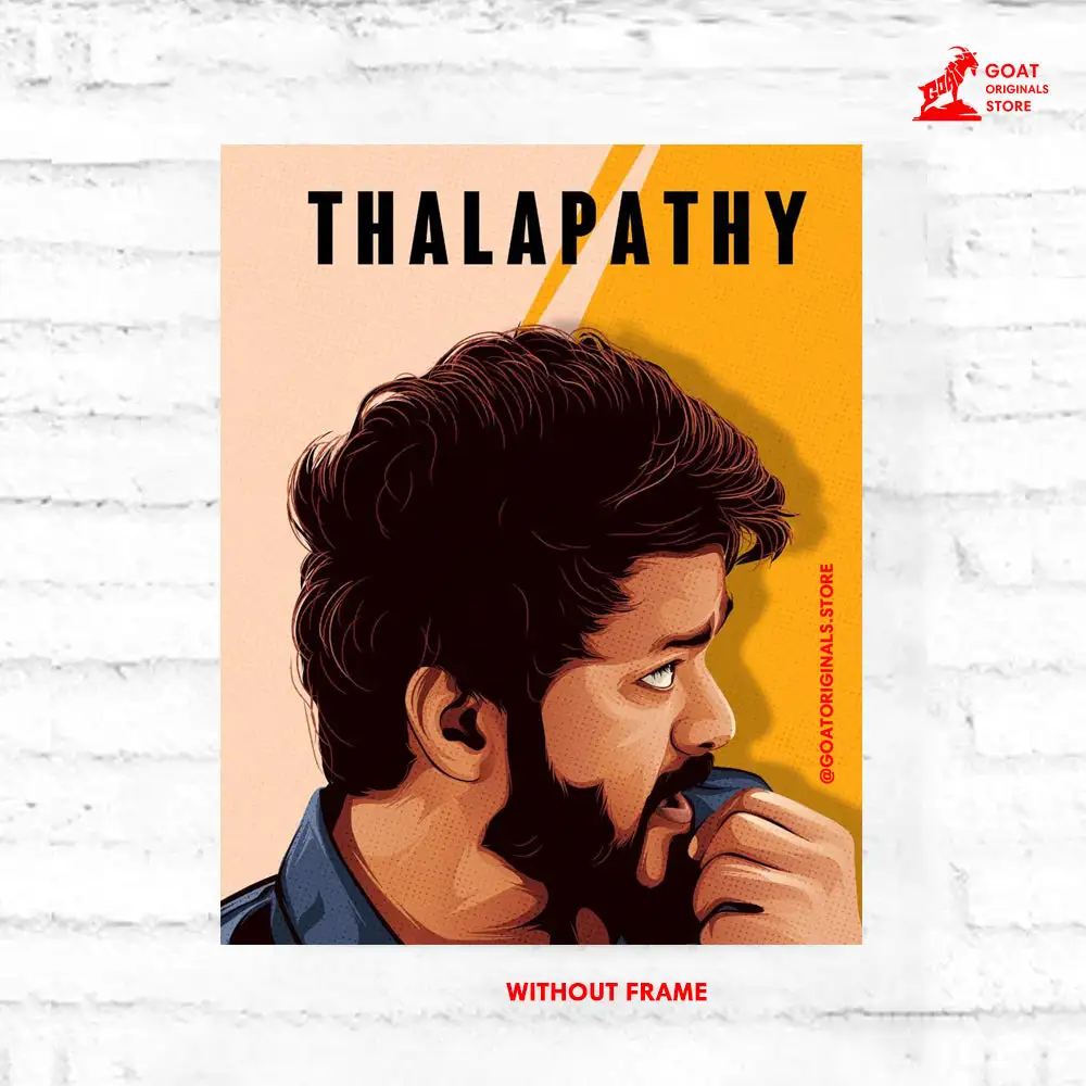 Thalapthy Vijay - Master wall poster - secondary