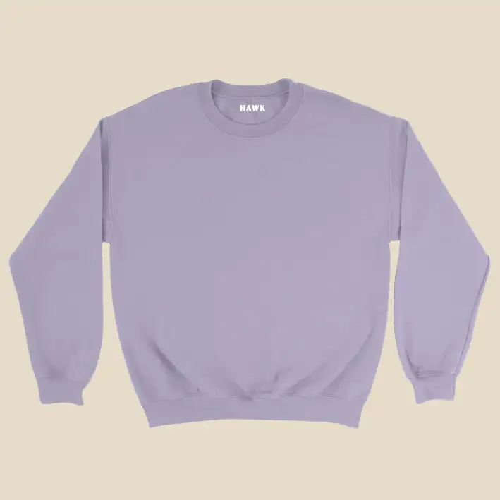 PLAIN UNISEX SWEATSHIRT -LAVENDER