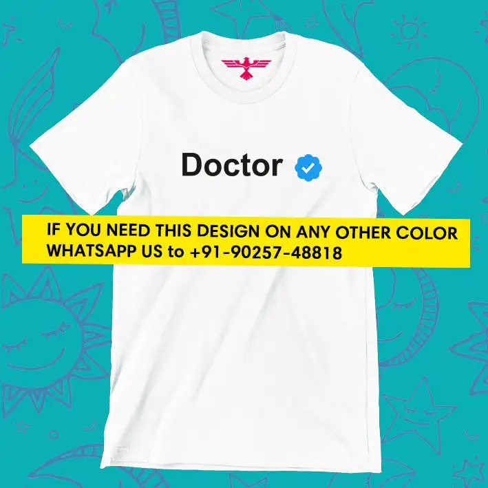 Doctor - verified t shirt - secondary