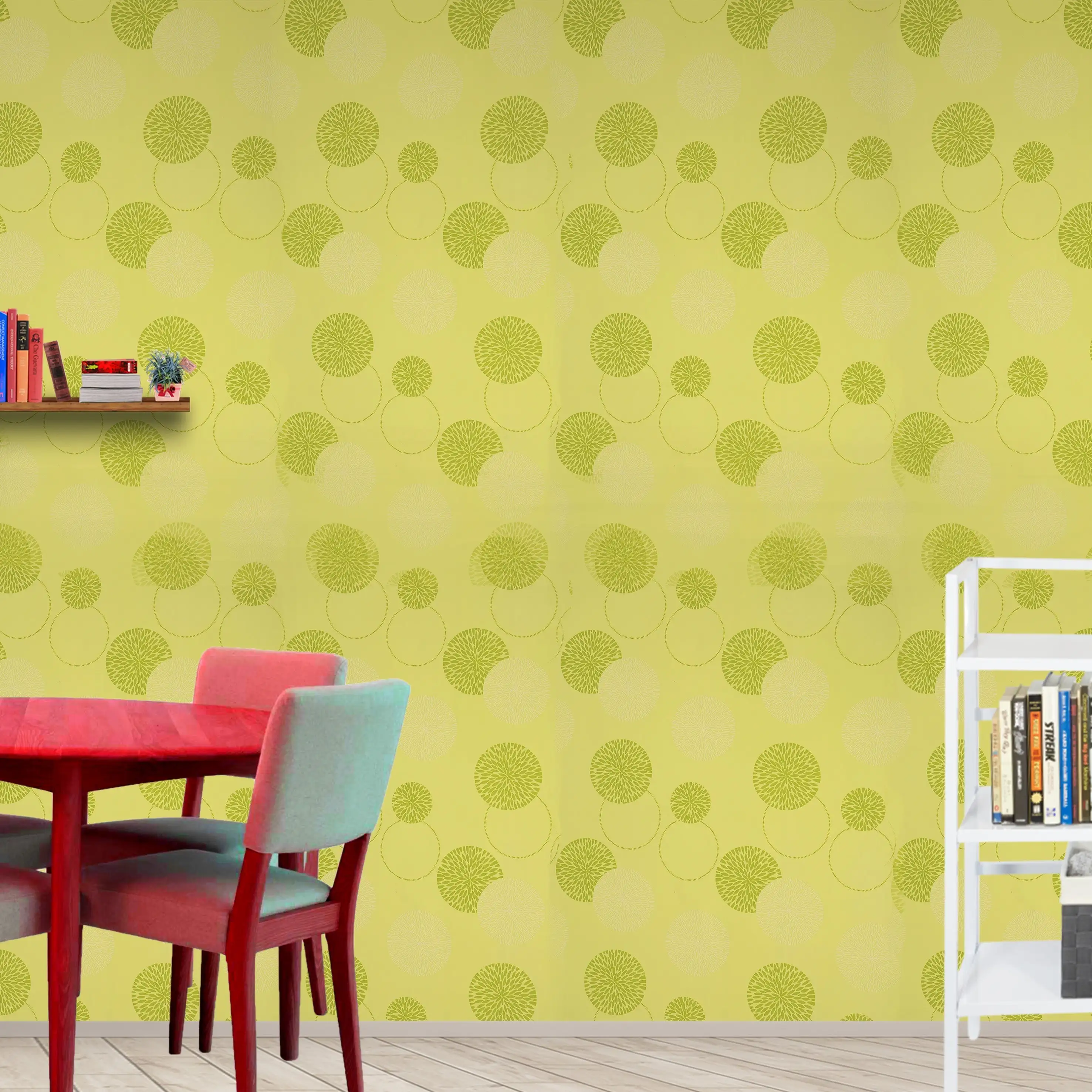 Decorative Light Green Wallpaper - secondary