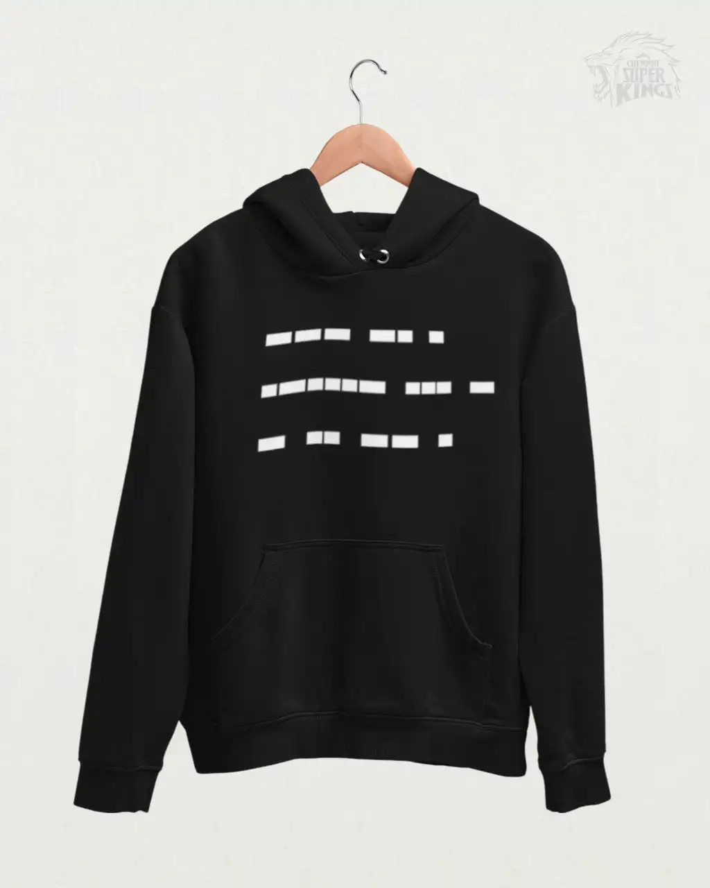 MS Dhoni Morse Code Hoodie – ‘One Last Time’ Limited Edition - secondary