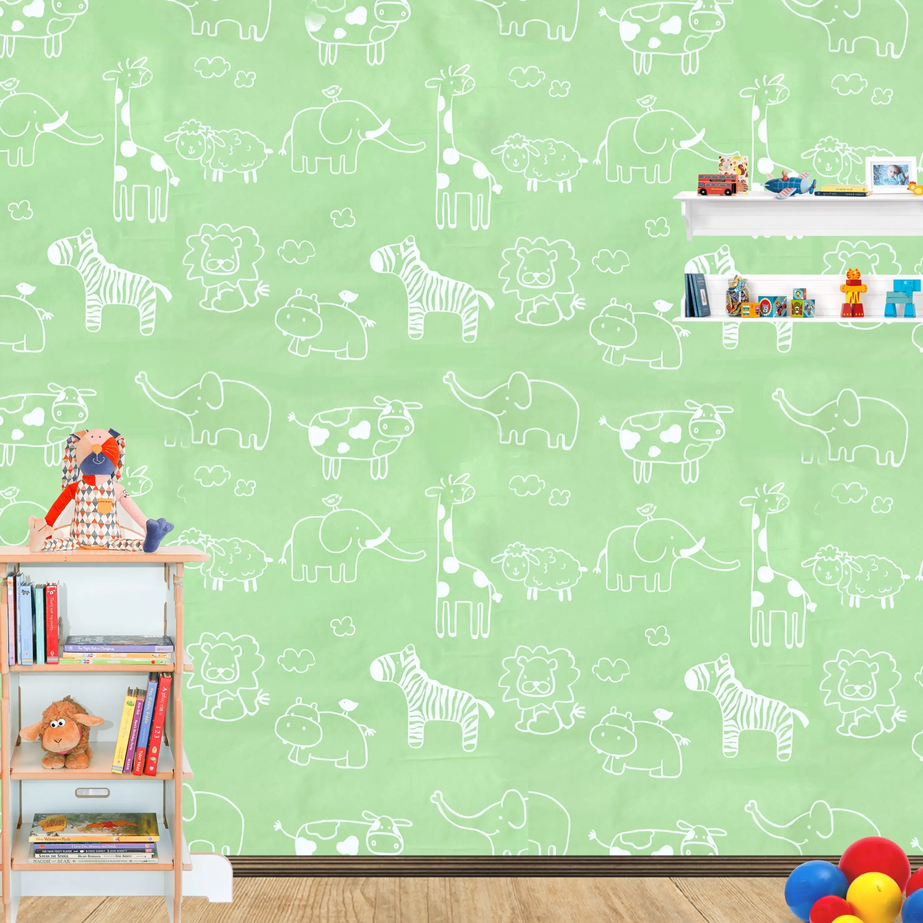 Decorative Green Wallpaper - secondary
