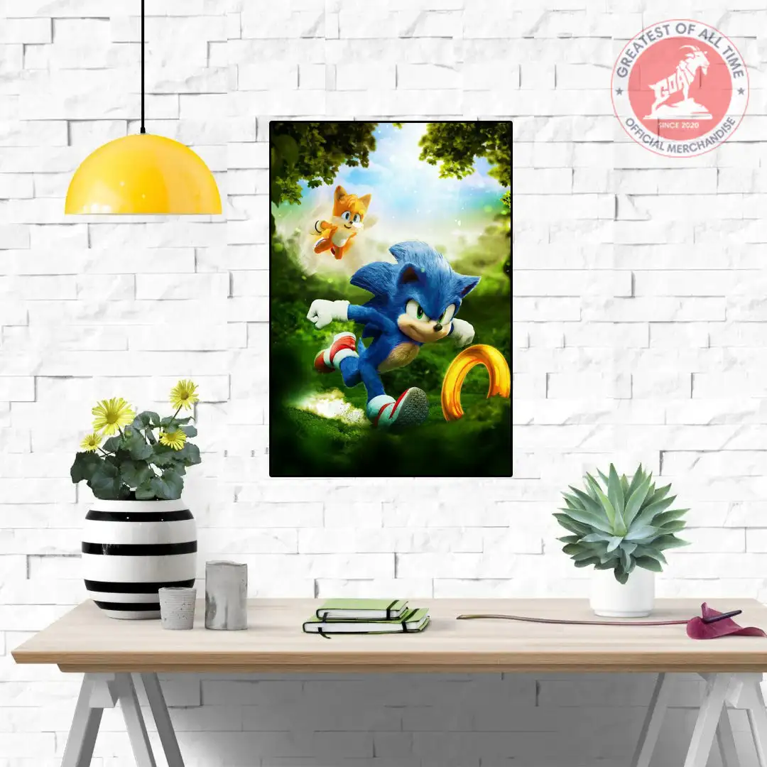 Sonic Cartoon Wall poster - secondary
