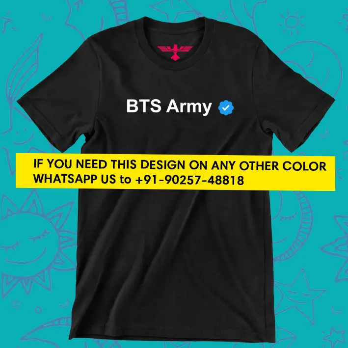 Bts army T-shirt - verified t shirt - secondary