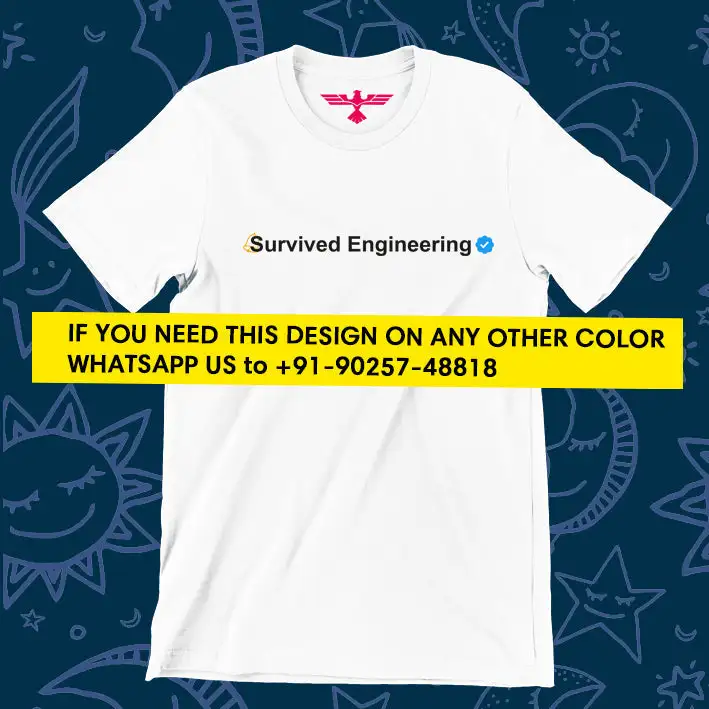 Survived Engineering verified T-shirt - secondary