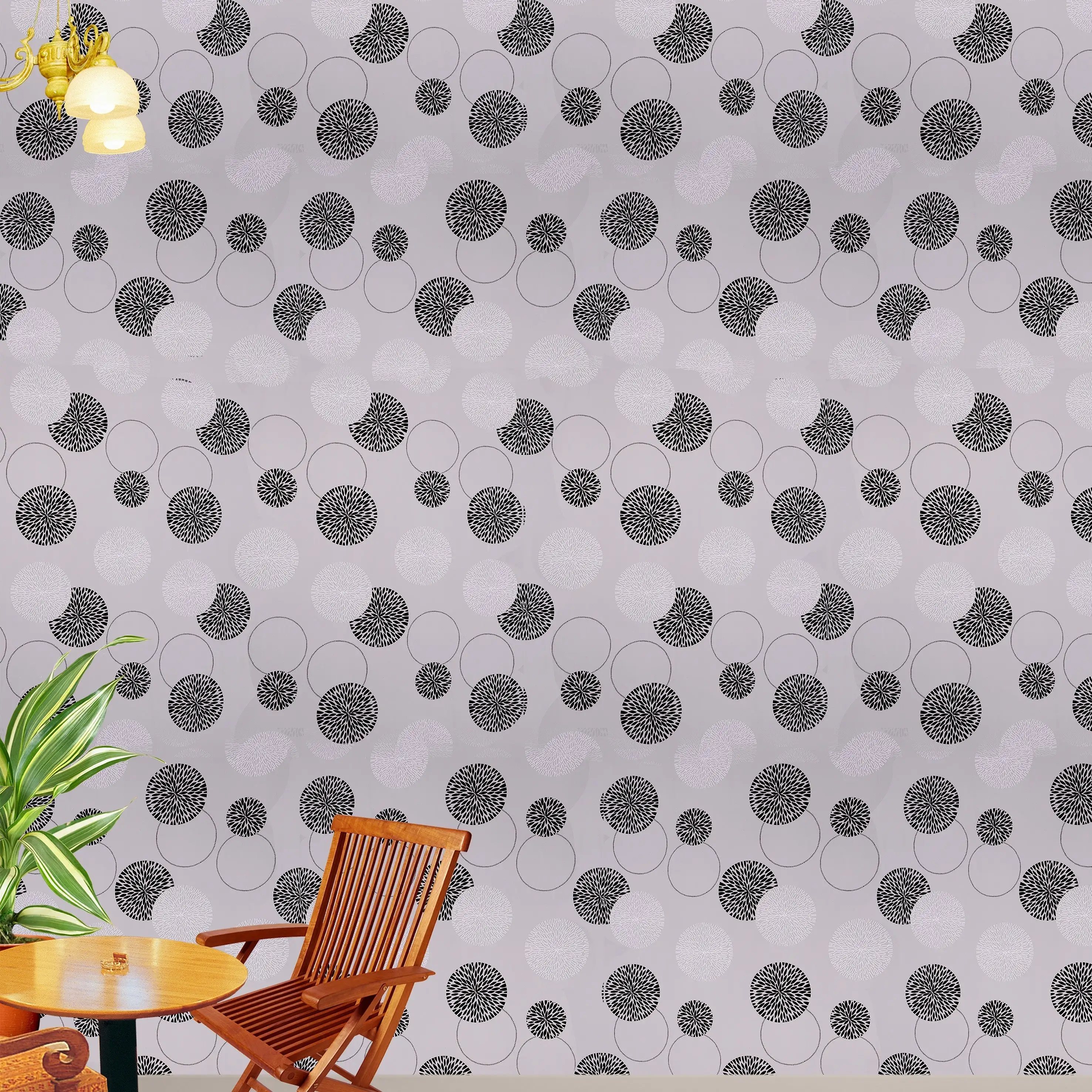 Decorative Abstract Multicolor Wallpaper - secondary