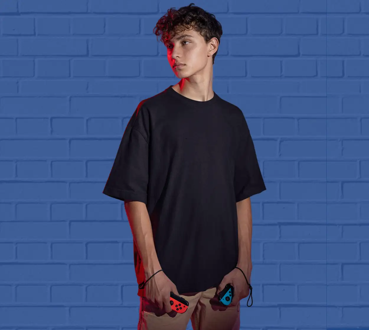 Solid Black  Oversized T shirt