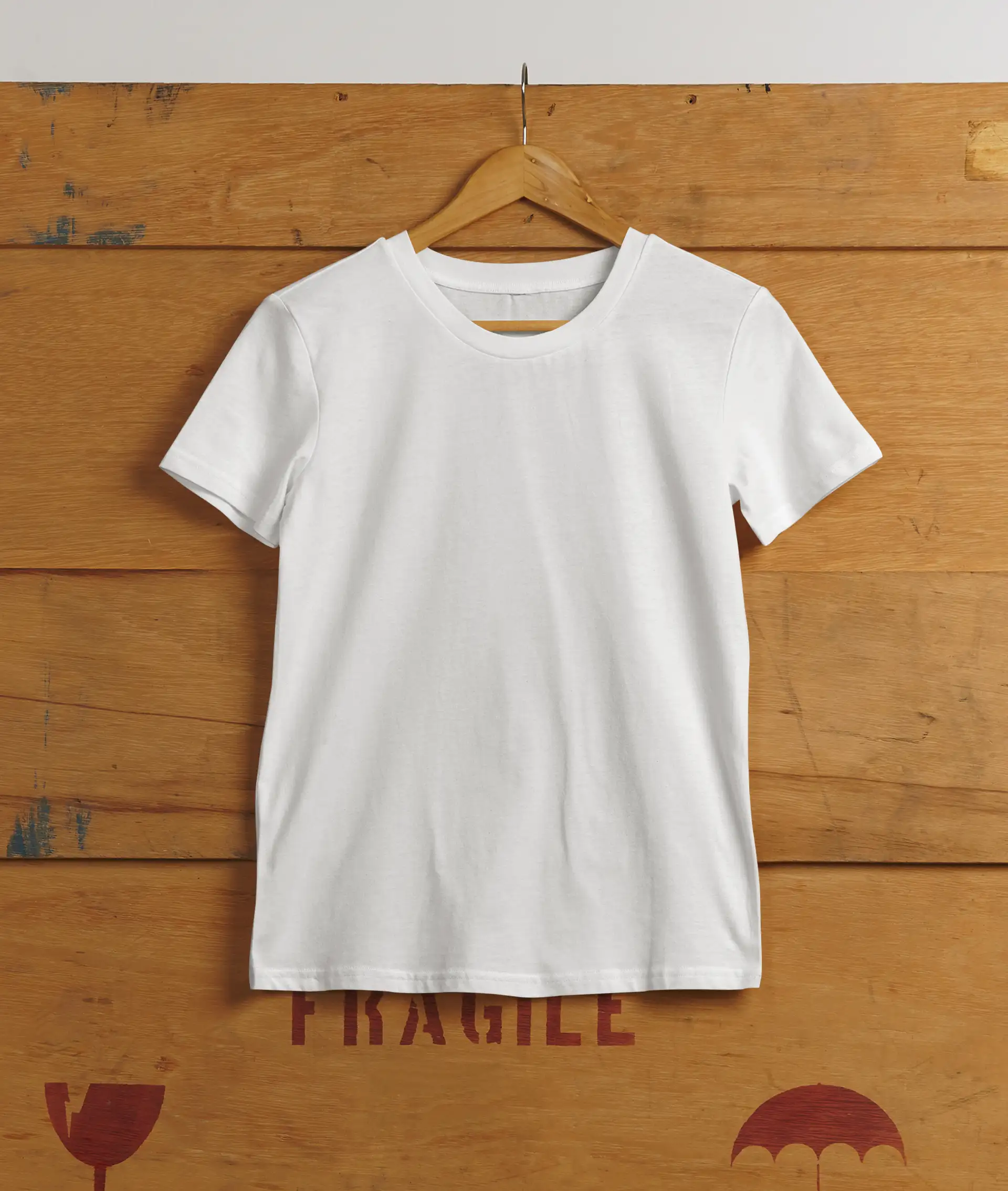 Classic Supima Crew Neck T-Shirts- WHITE