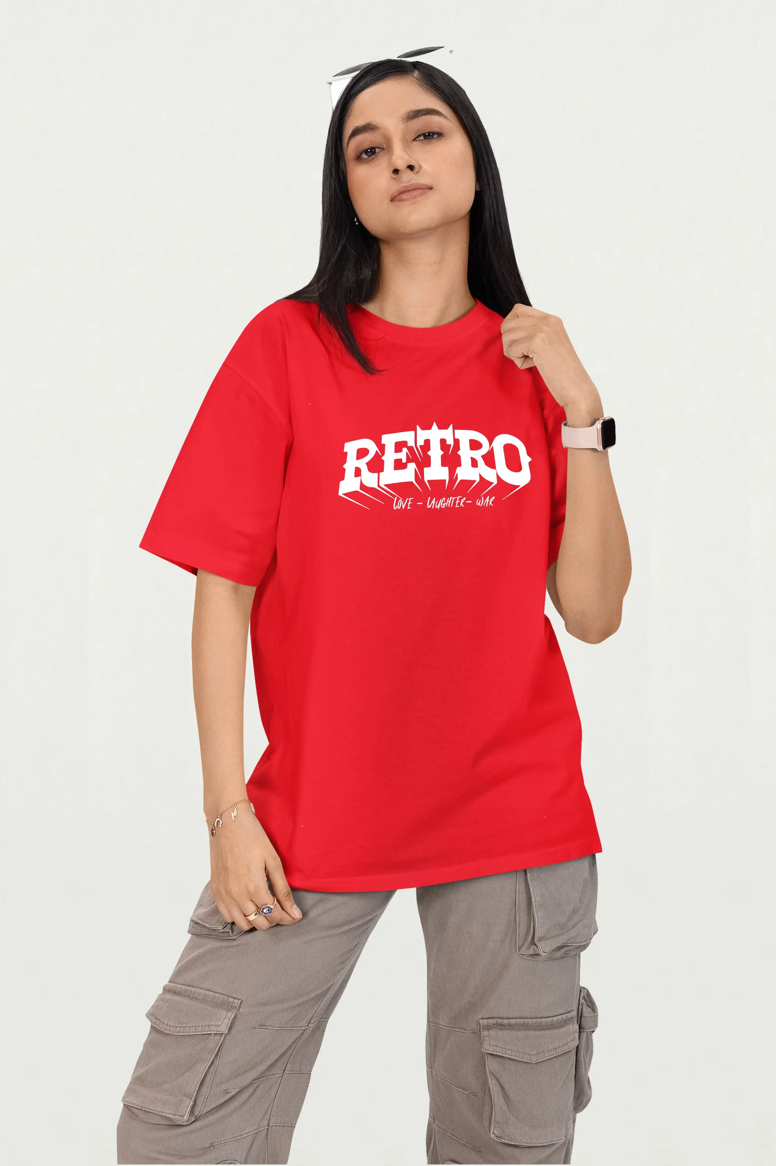Retro Logo T-Shirt | Surya Fanboy T-shirt Red - secondary