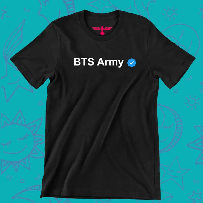 Bts army T-shirt - verified t shirt