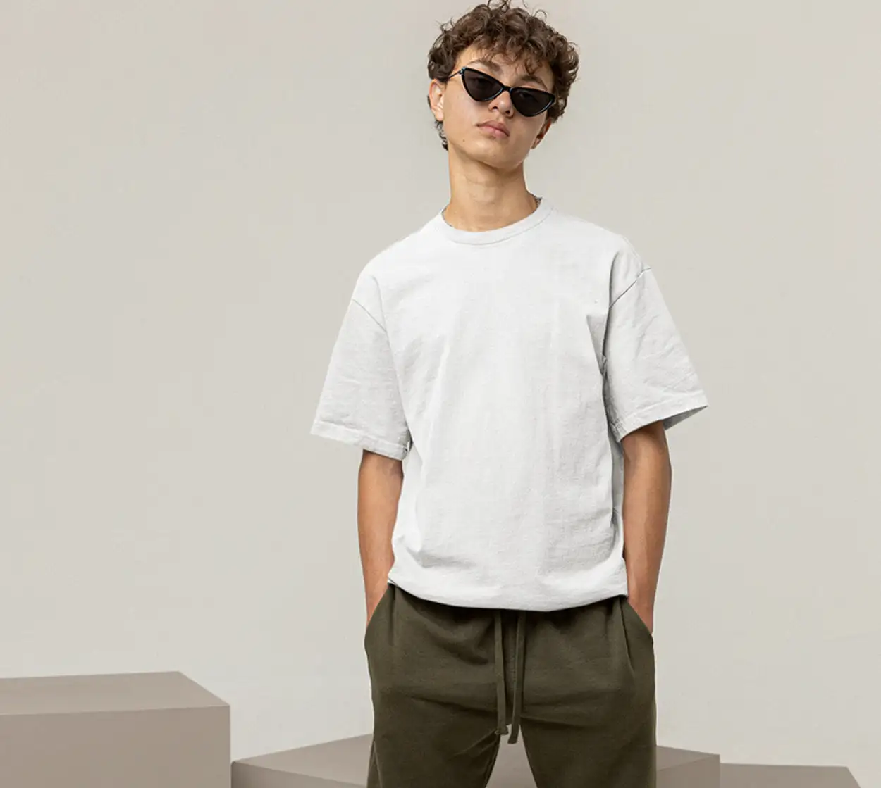 Solid White  Oversized T shirt