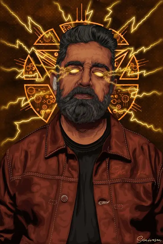 Ulaganayagan kamal Haasan Wall poster - secondary