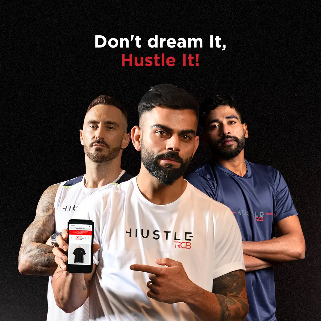 Hustle by Rcb T-shirt - secondary