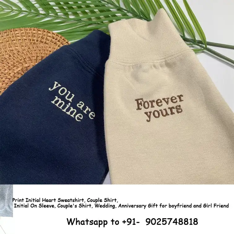 CUSTOM LOVE NAME PRINTED SWEATSHIRTS