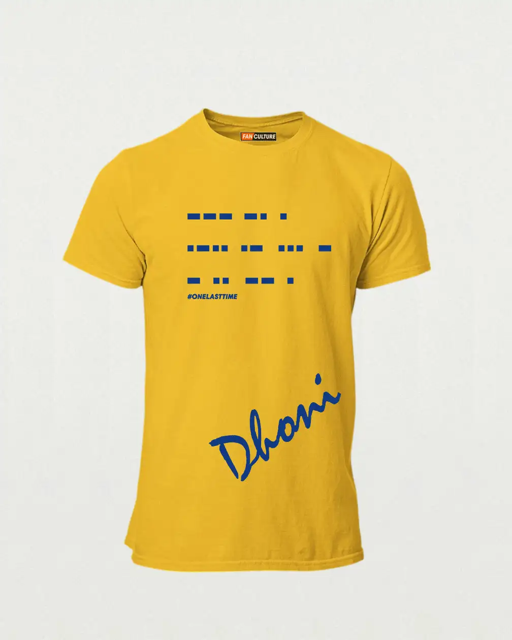 One Last Time Yellow Dhoni Edition ( Most selling)