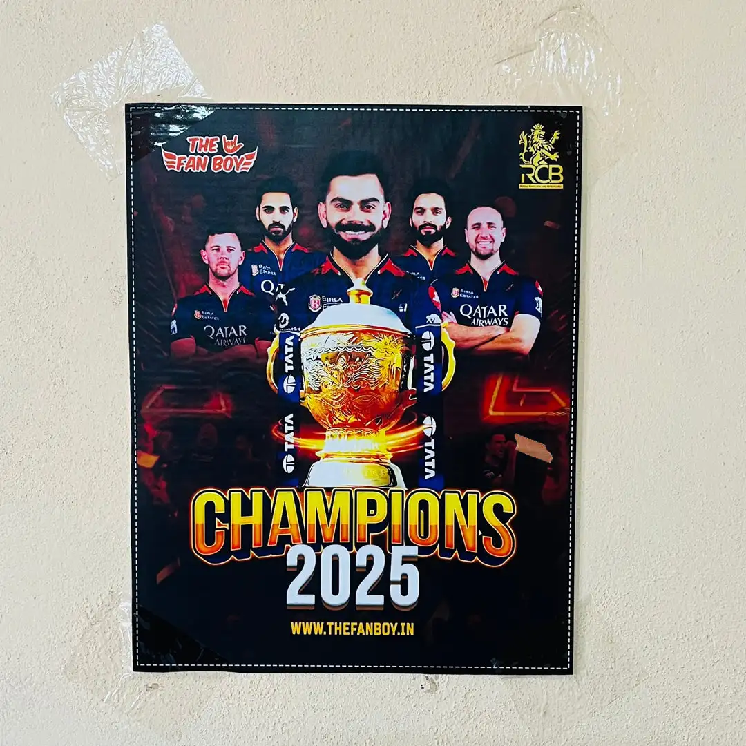 RCB IPL Champion 2025 Victory Poster (Most selling) - secondary