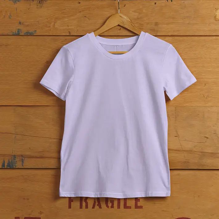 Classic Supima Crew Neck T-Shirts- LAVENDAR