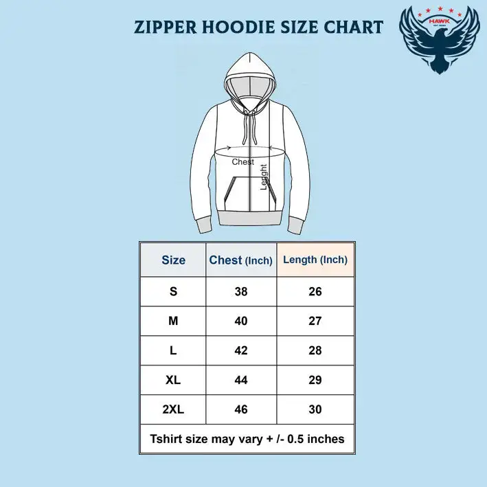Plain Zipper Hoodie - Navy Blue - secondary