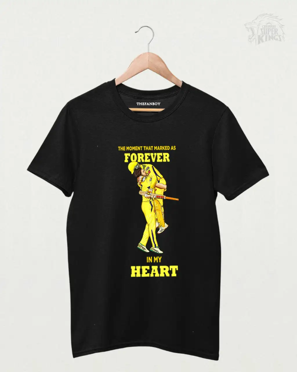 Dhoni and Jadeja CSK Winning Moment T-Shirt