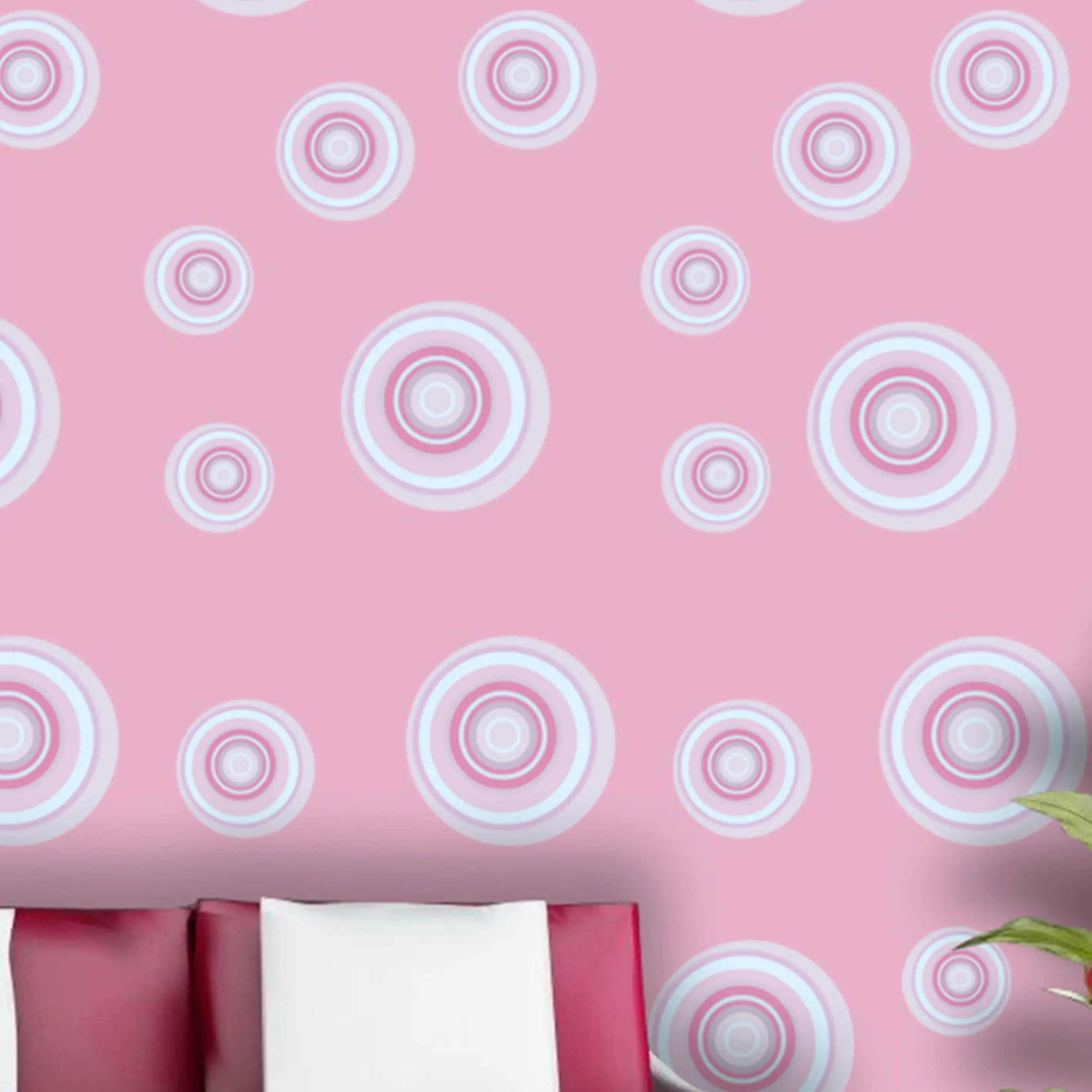 Decorative Pink Wallpaper - secondary
