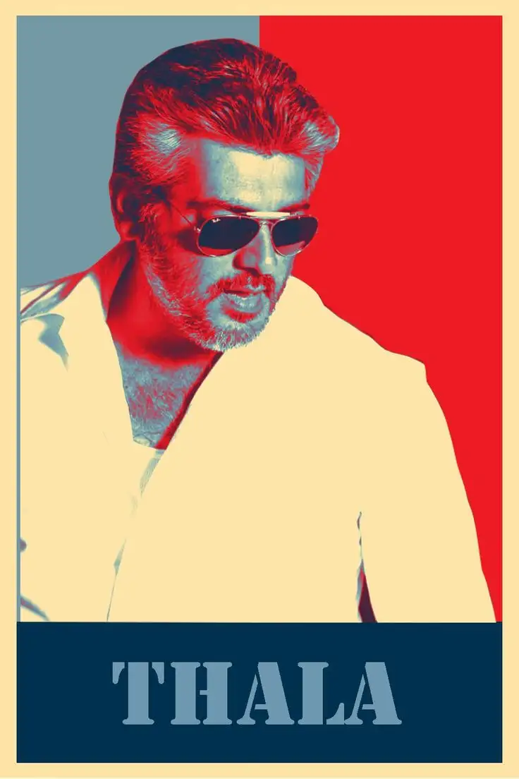 THALA AJITH- AK wall poster - secondary