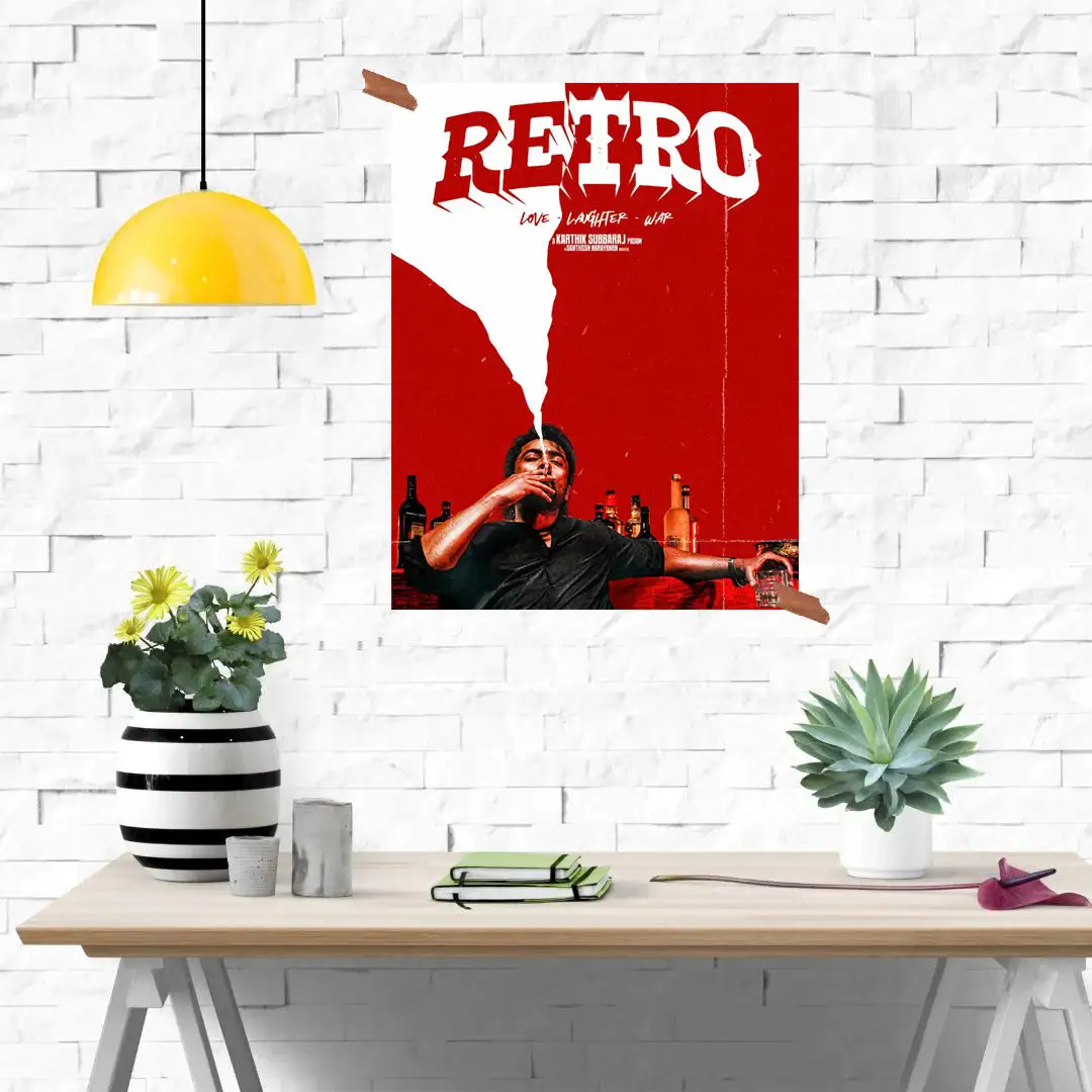 Retro Movie Poster Surya Fanboy Poster