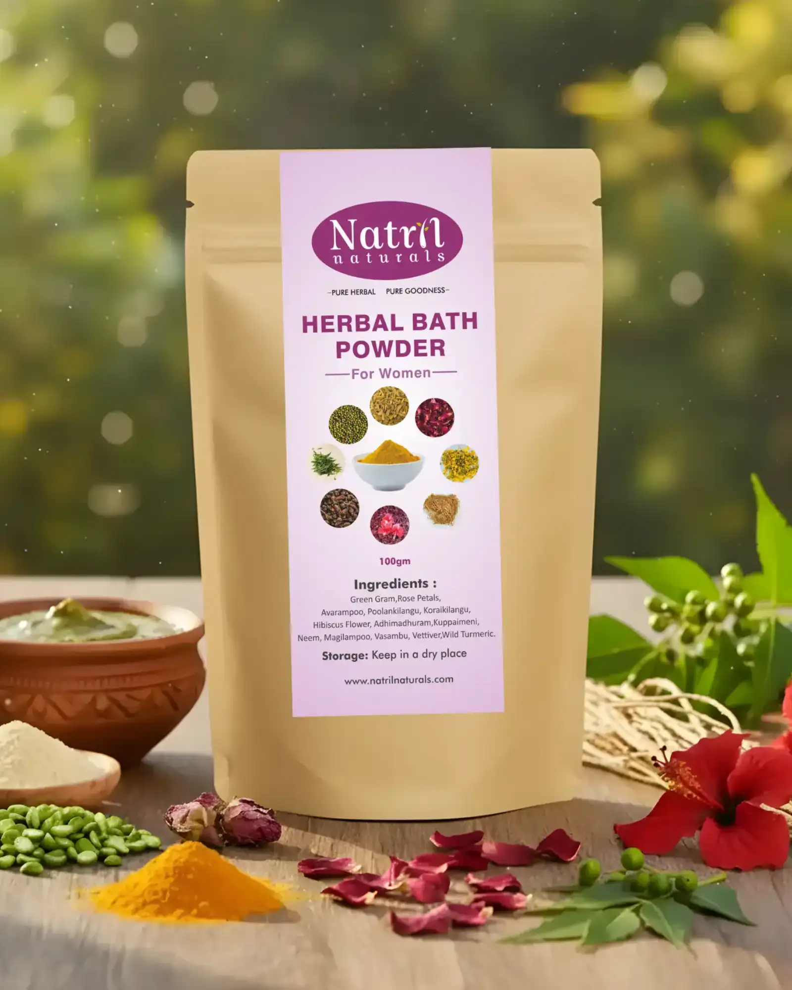 HERBAL BATH POWDER WOMEN(100 g)