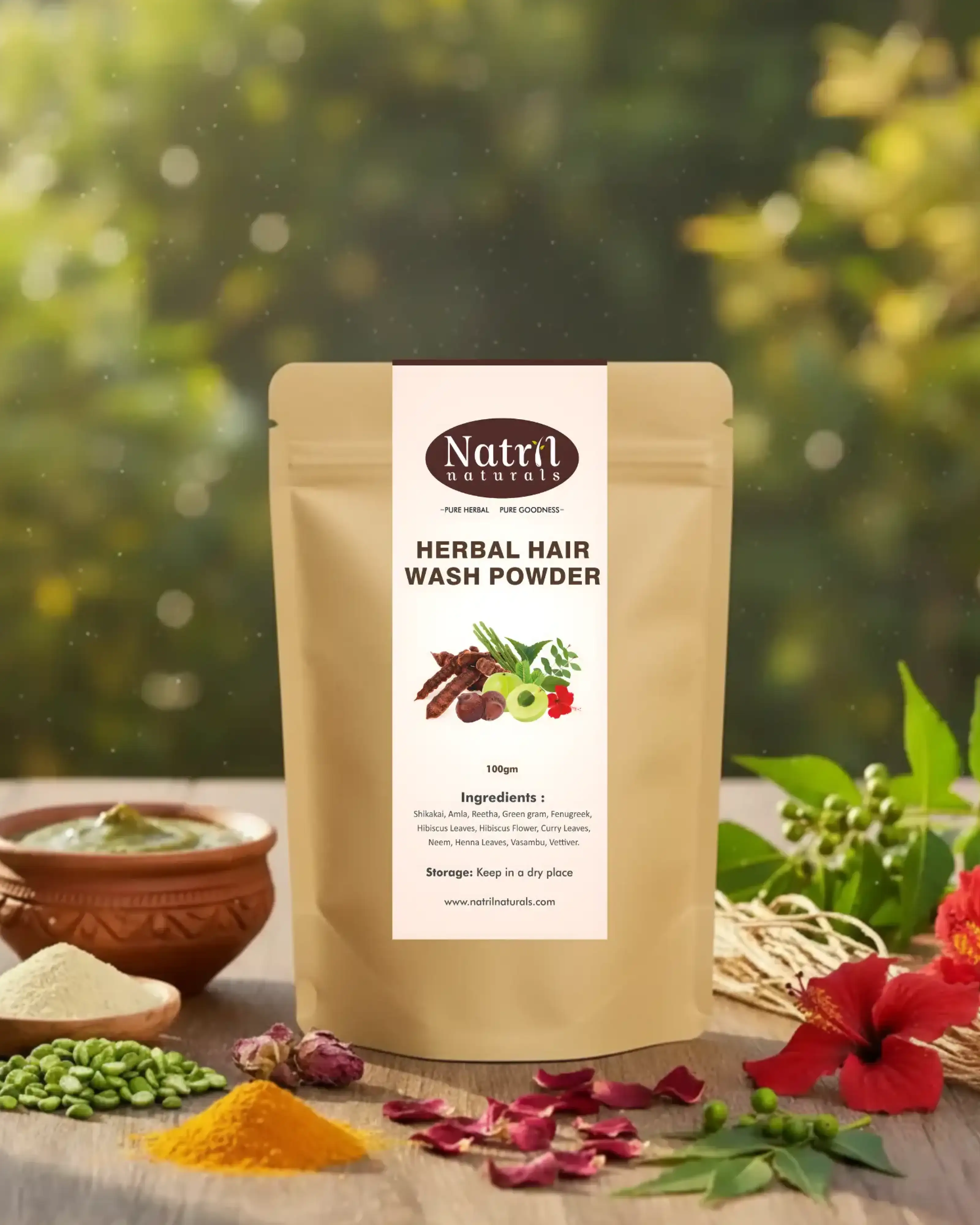 HAIR WASH POWDER(100 g)