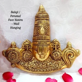 Balaji / Perumal Face Yantra - Wall HangingThingal Essentials LLP