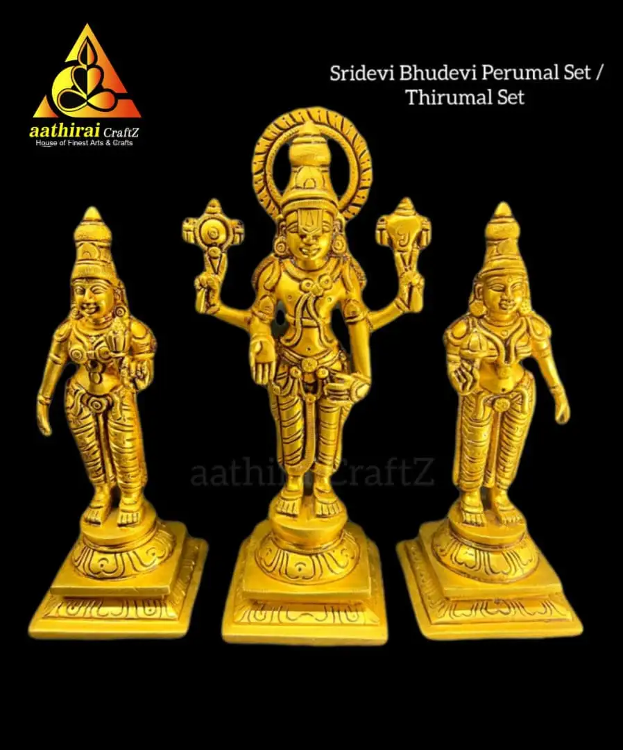 Sridevi Bhudevi Perumal Set / Thirumal SetThingal Essentials LLP