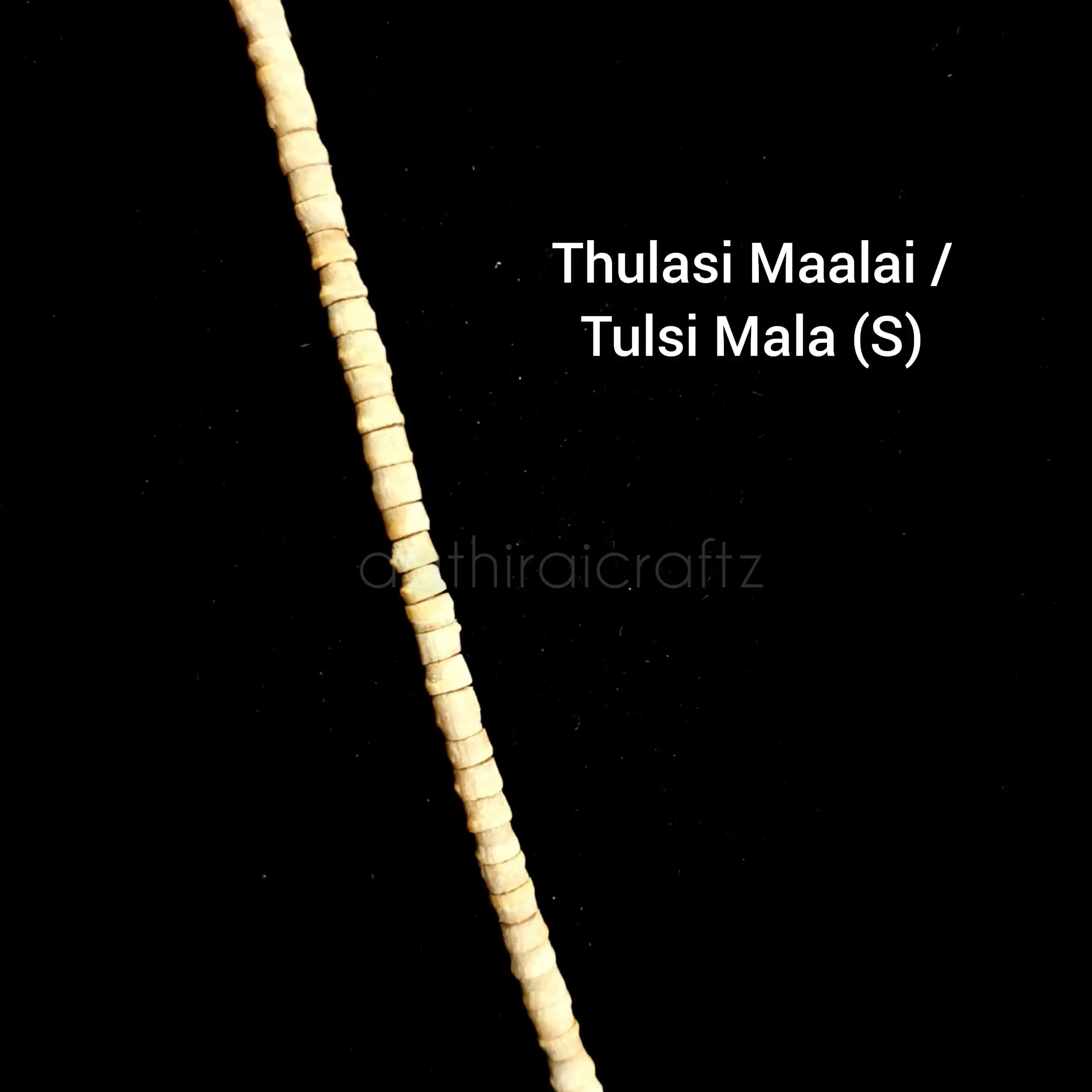 Original Thulasi Wood Maalai Plain - 2mmThingal Essentials LLP