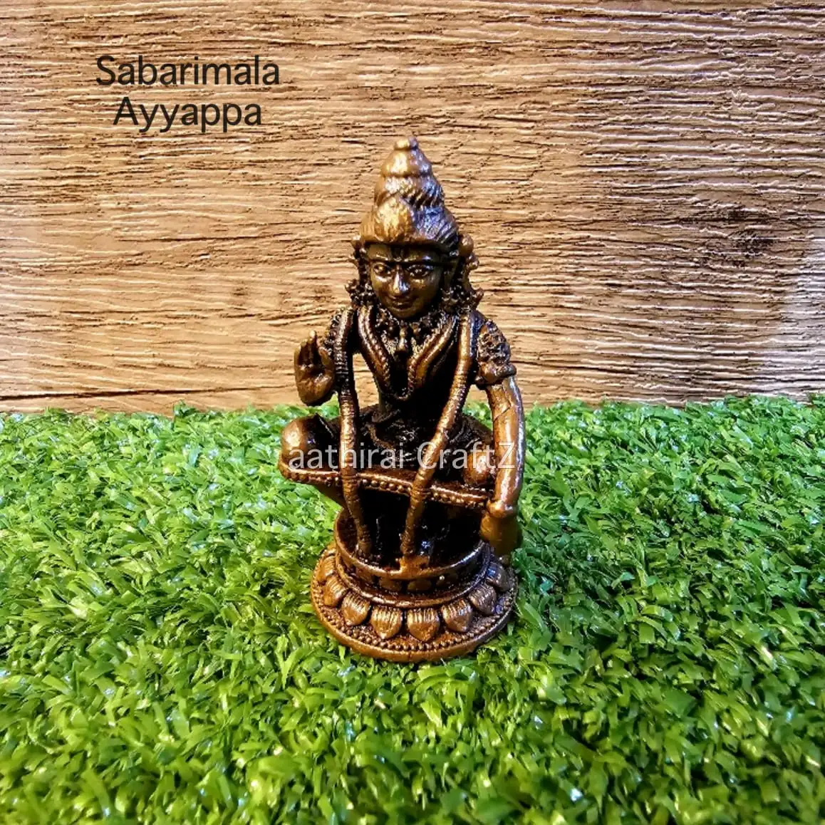 Copper Sabarimalai Aiyappa / Copper Antique Finish - secondary