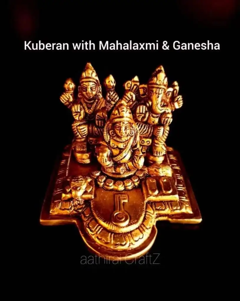 Kubera Laxmi / Kuber Lakshmi Ganesha StatueThingal Essentials LLP