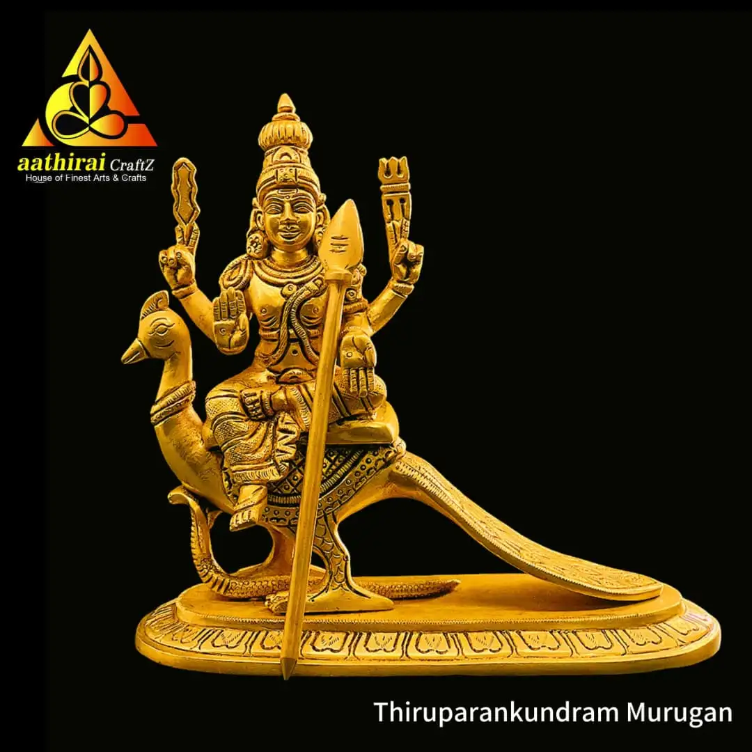 Thiruparankundram Murugan / Murugan Sitting on Mayil Vahana - secondary
