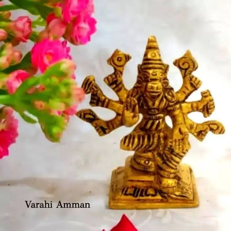 Varahi Amman 
Brass Antique SculptureThingal Essentials LLP