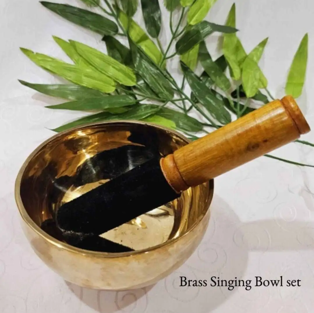 Brass Singing Bowl Set - Medium