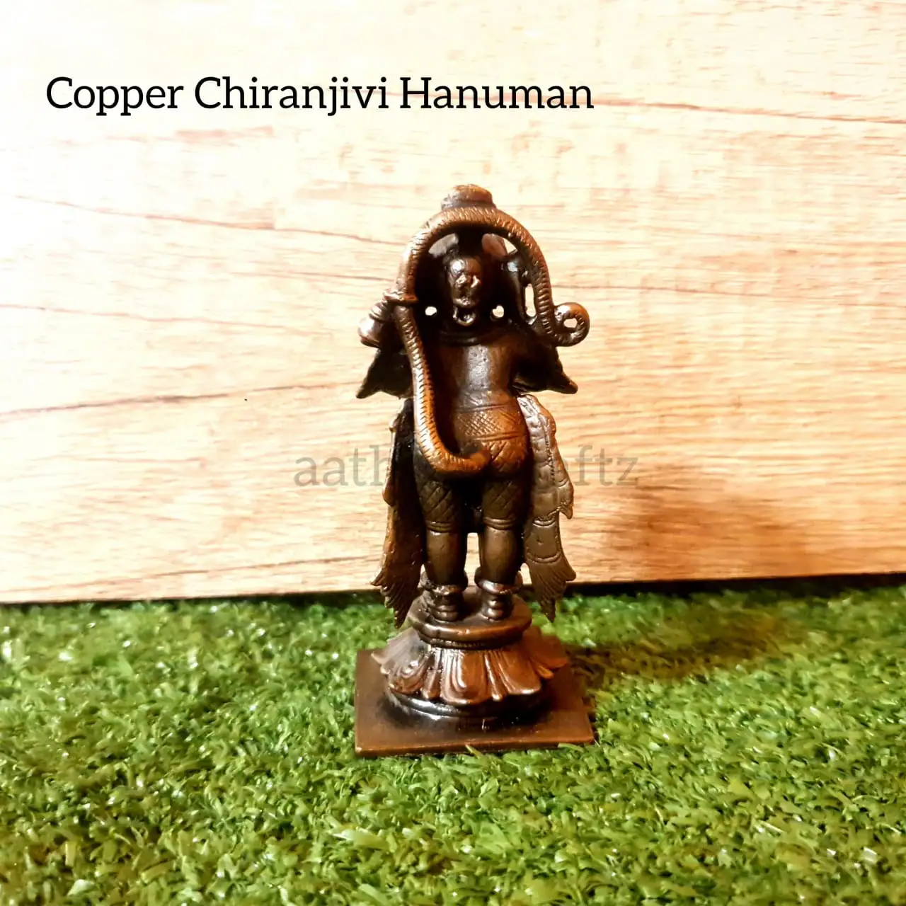 Hanuman / Anjaneya / Chiranjivi Copper Idol - secondary