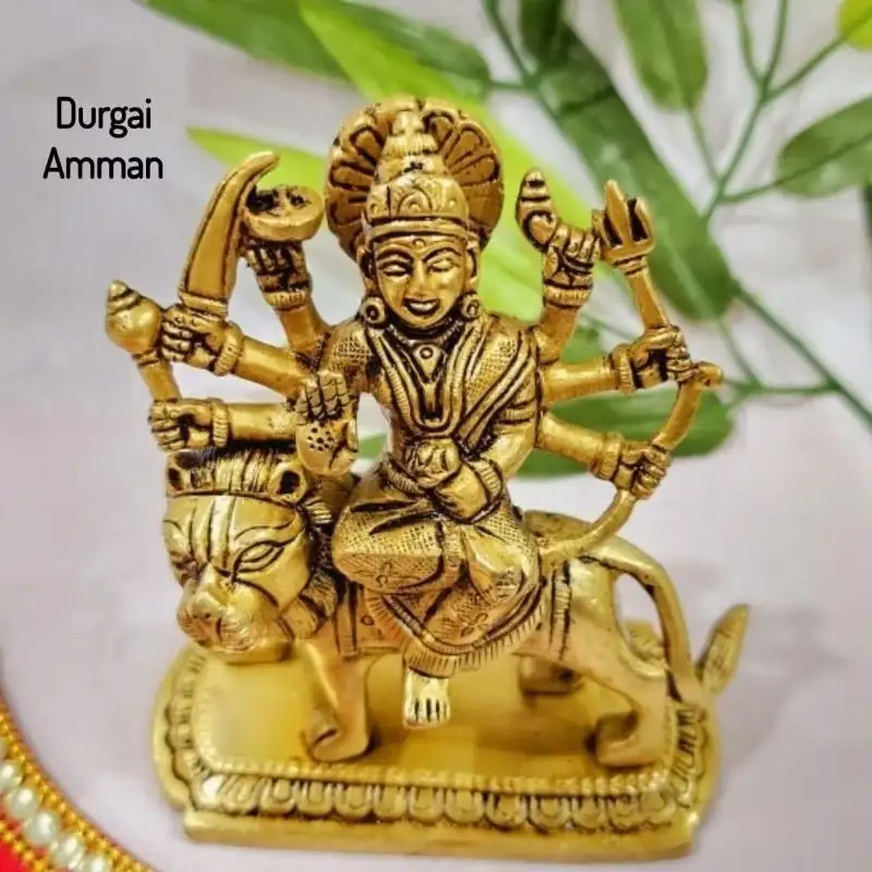 Durgai Amman / Simmavahini Idol
Brass Antique Finish - secondary