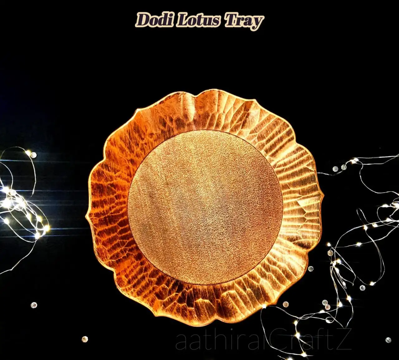 Dodi Lotus Pooja/ Decorative Pooja PlatesThingal Essentials LLP