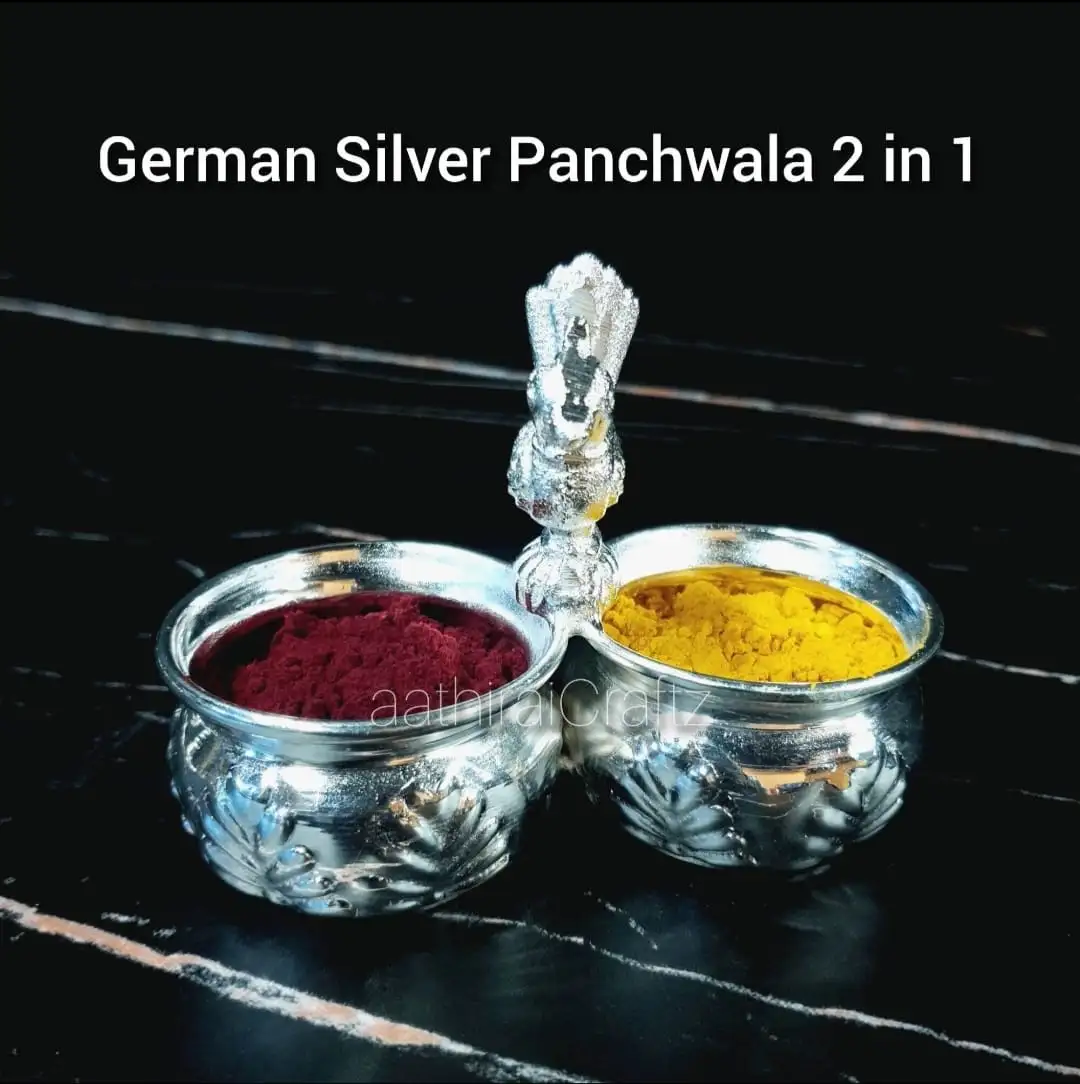 Traditional German Silver Panchwala / Kinnam Peacock 2 in 1