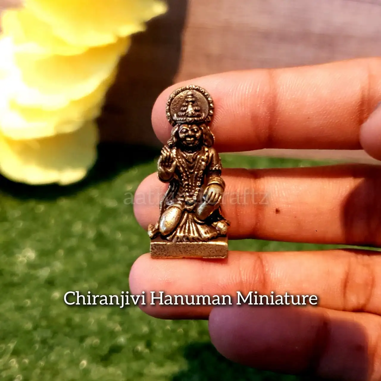Chiranjivi Hanuman Miniature/ Anjaneya StatueThingal Essentials LLP