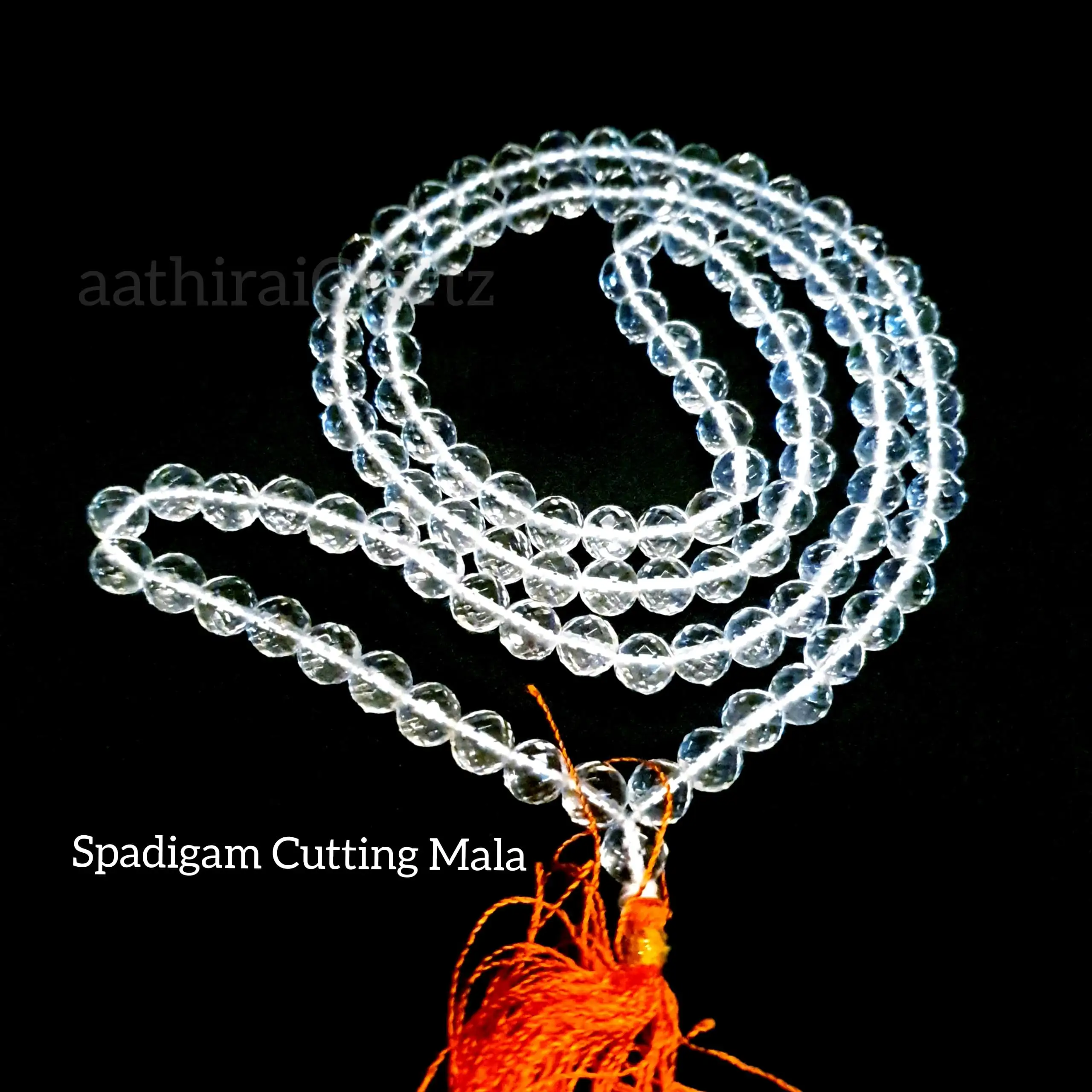 Spadigam DIamond Cutting Mala / Sphatik Mala - secondary